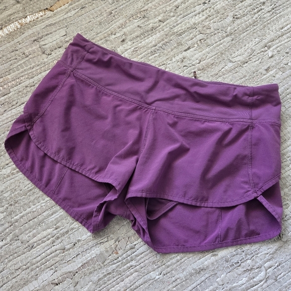 Lululemon Speed Short 4-way Stretch 2.5" Dark Mystic Purple Athletic Running 6 - Picture 3 of 10